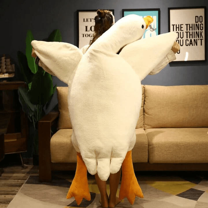 DreamNest™ Oie en Peluche — Votre Étreinte Apaisante pour un Calme Instantané et un Confort Bienheureux