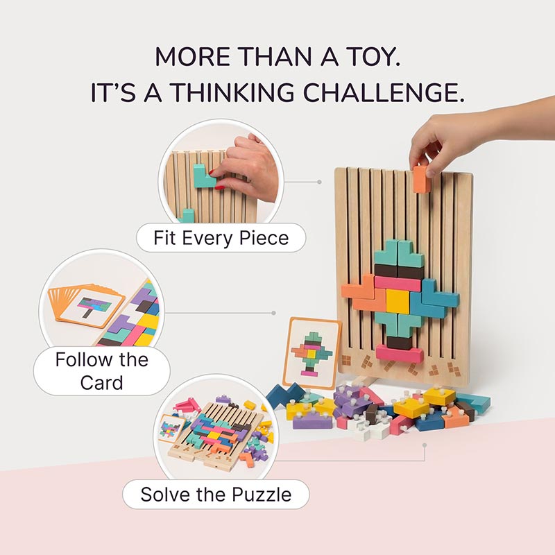 BrilliBuild™ — Débloquez le génie de votre enfant à travers un jeu amusant qui stimule le cerveau