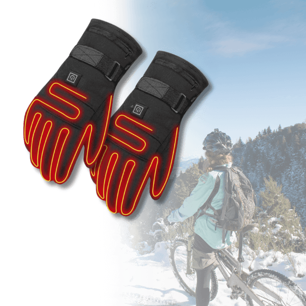 Gants d'Hiver Électriquement Chauffants Imperméables - WinterHeatGuard
