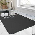 Tapis de Drainage de Cuisine à Séchage Rapide pour Plans de Travail et Éviers