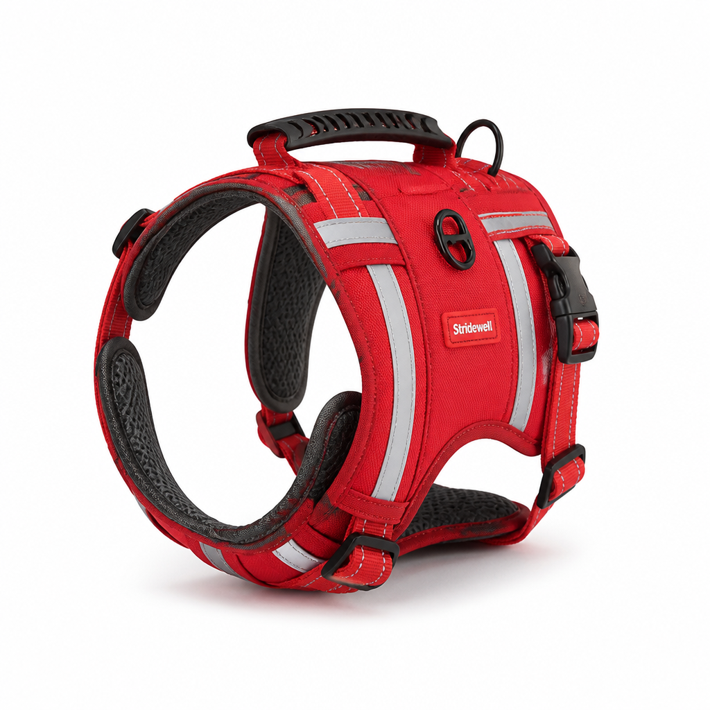 Gilet rembourré pour chien réfléchissant 360° sans traction
