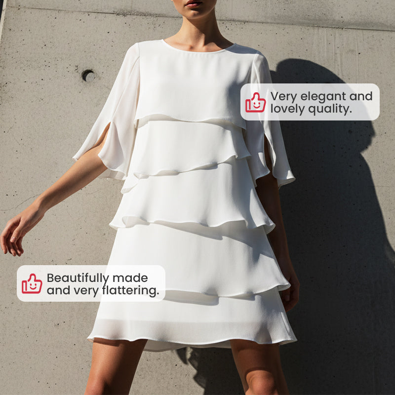 Robe AriaLuxe™ — Bougez librement, ayez un look éblouissant toute la journée
