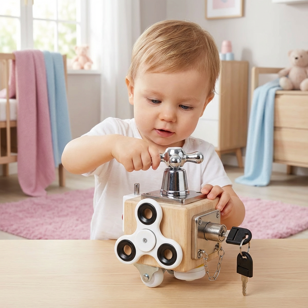 Cube Montessori de Jeu et d'Apprentissage