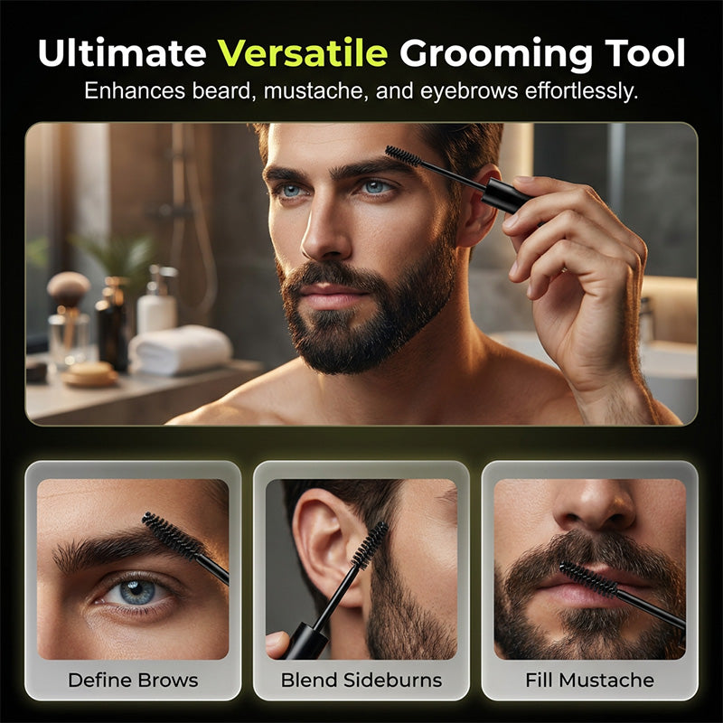 BoldVanta™ Teinture pour Barbe et Sourcils — Commandez Instantanément le Respect avec un Look Audacieux et Plus Riche