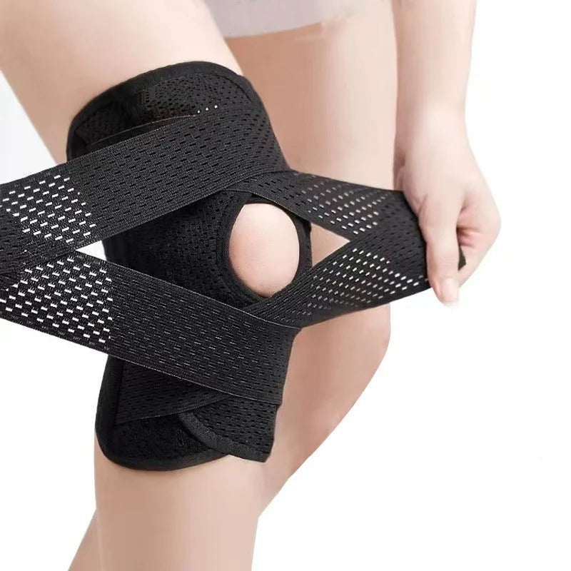 Genouillères Unisexes FlexGuard avec Ressorts de Support et Sangle