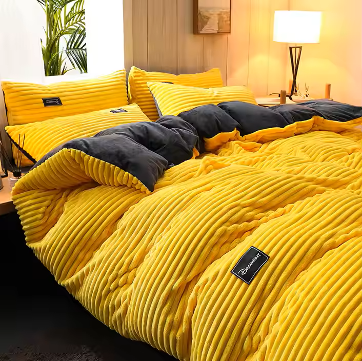 Couverture en Fleece Corail – Douce et Chaude Couverture pour Nuits Froides