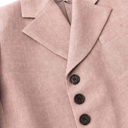 Linelle – Ensemble de Blazer à Taille Haute Plissé et Pantalon Large