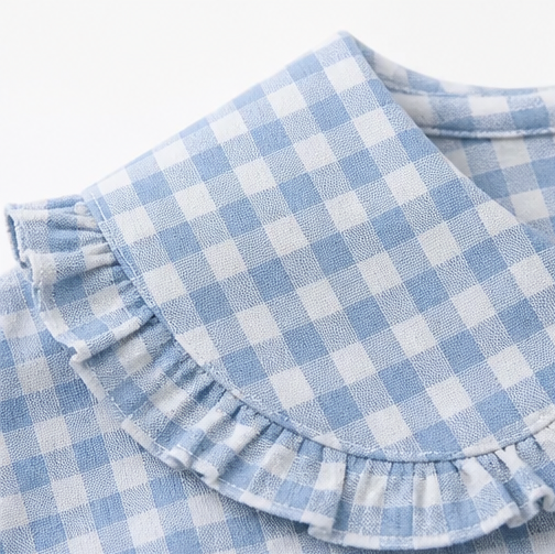 Ruffleigh – Blouse Avec Un Col Qui Encadre Le Visage