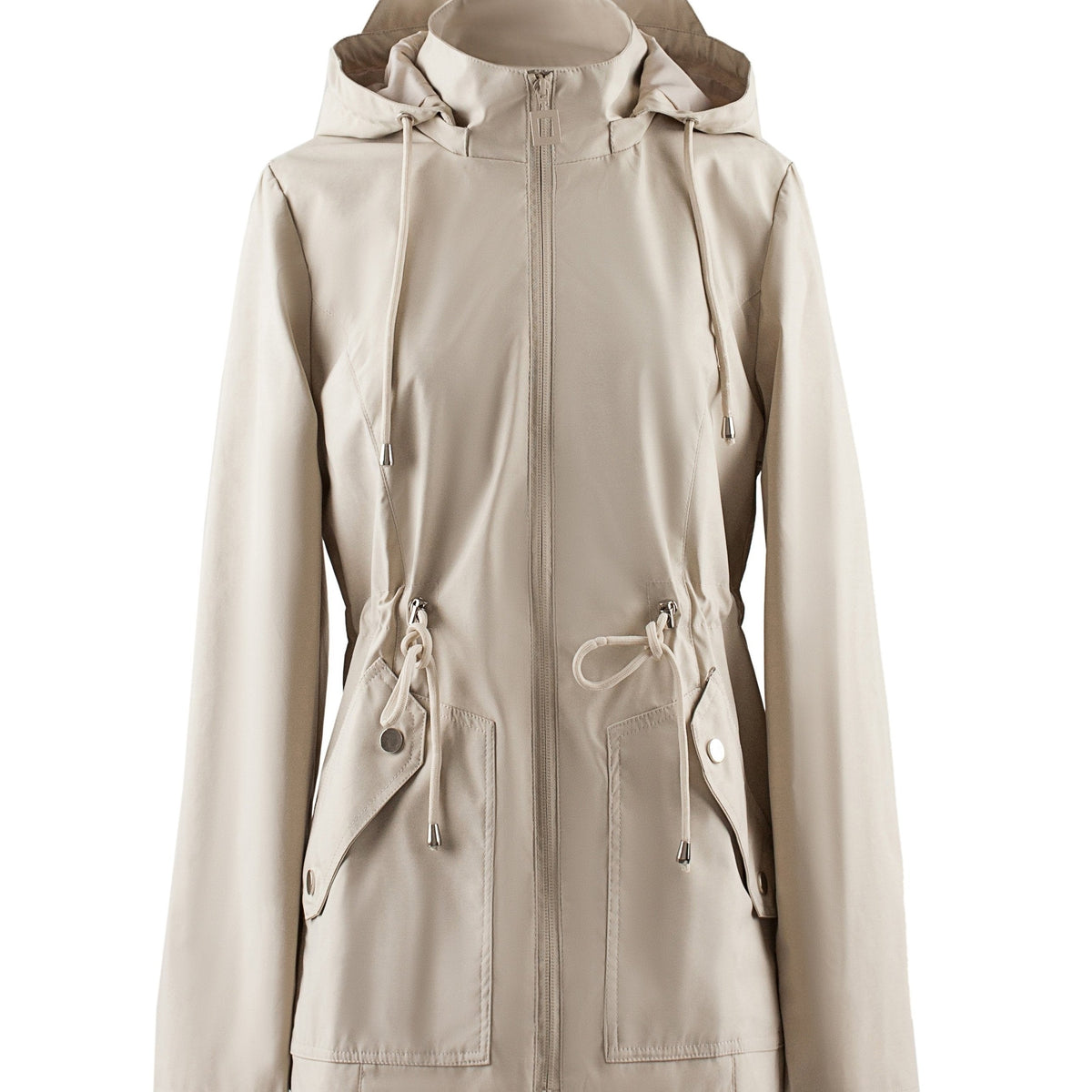 Veste Femme Imperméable avec Capuche – Veste de Pluie Coupe-Vent