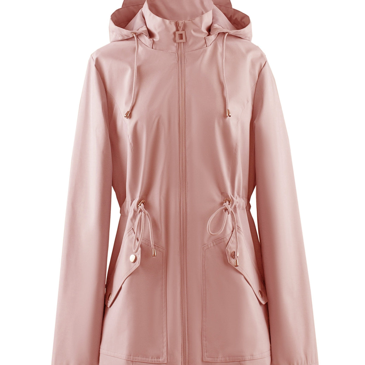 Veste Femme Imperméable avec Capuche – Veste de Pluie Coupe-Vent
