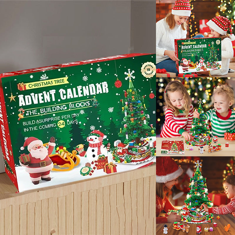 Calendrier de l'Avent Arbre de Noël 2026 – Kit à faire soi-même pour décoration de Noël