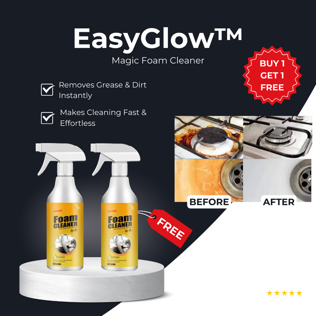 EasyGlow™ Nettoyant Mousse Magique I Dernier Jour 1+1 GRATUIT🔥