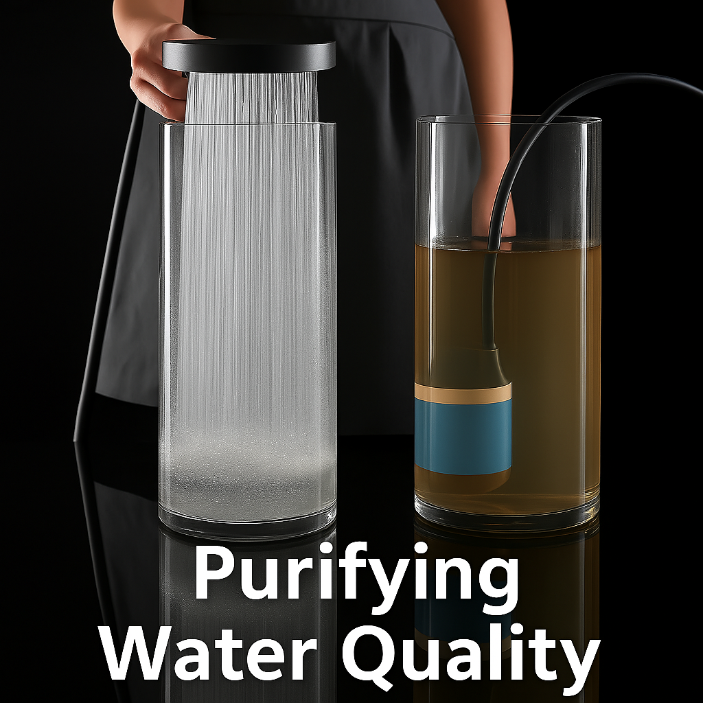 Douchette haute pression avec filtre pour basse pression d'eau, modes de jet réglables et économie d'eau | Sansoti