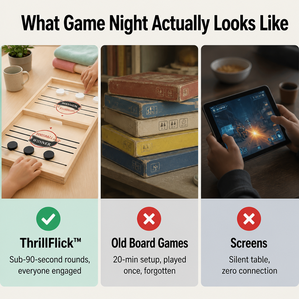 ThrillFlick™ — Tirez, Flick, et Regardez Toute la Famille Oublier Ses Téléphones
