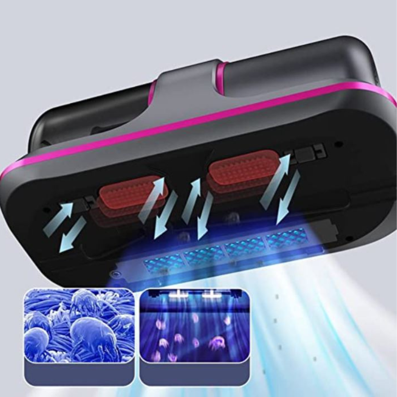 Cleaner Pro° MiteRemoval : Aspirateur de Nettoyage des Acariens pour la Maison