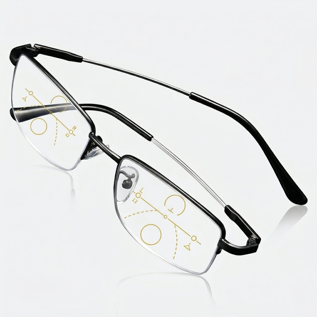 Lunettes Progressives Intelligentes pour Vision Claire Design Léger