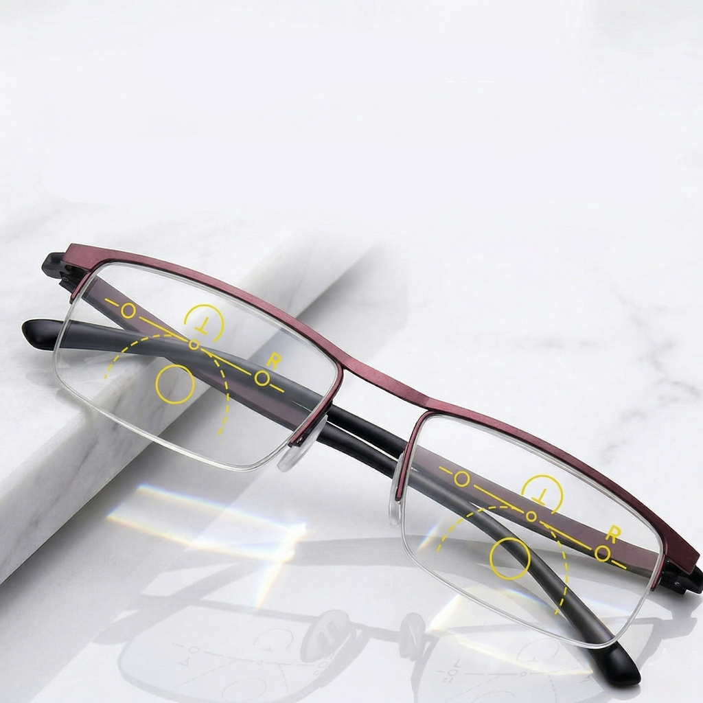 Lunettes Progressives Intelligentes pour Vision Claire Design Léger