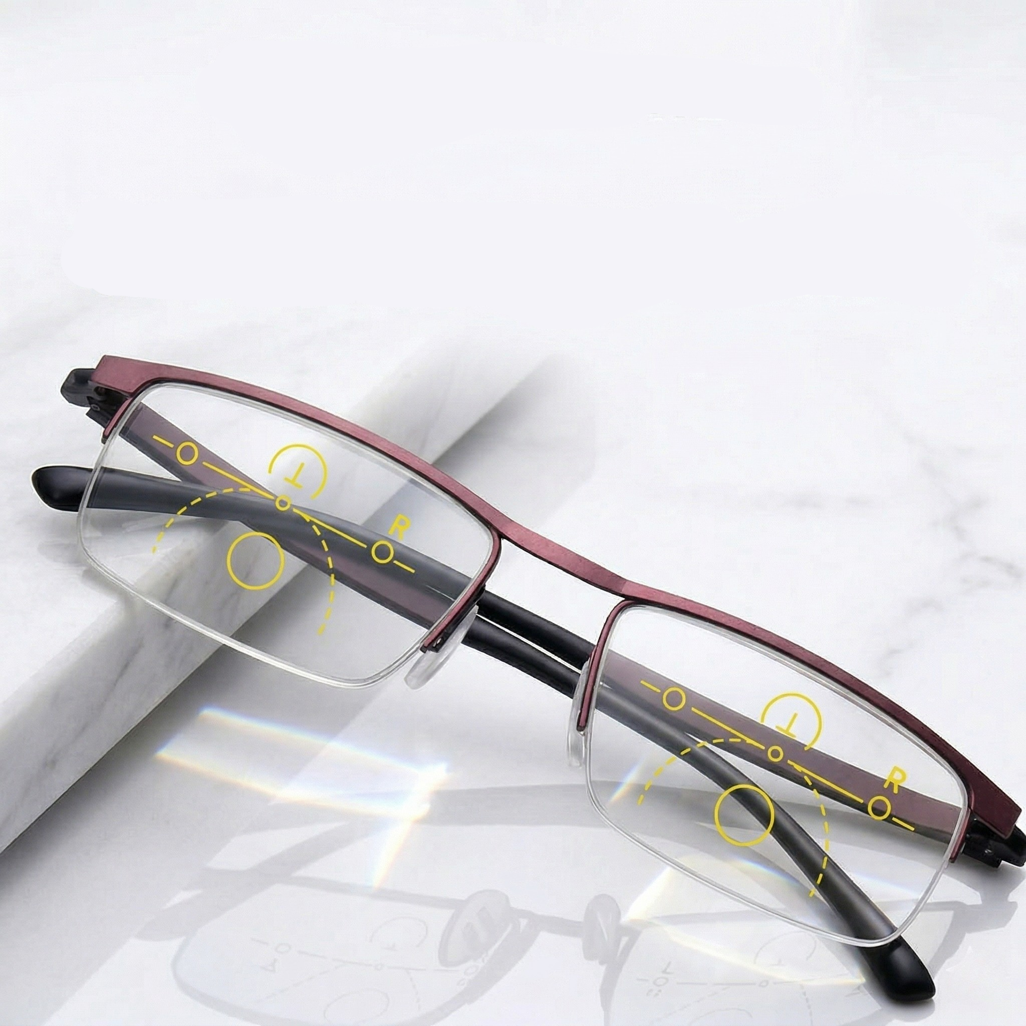 Lunettes Progressives Intelligentes pour Vision Claire Design Léger