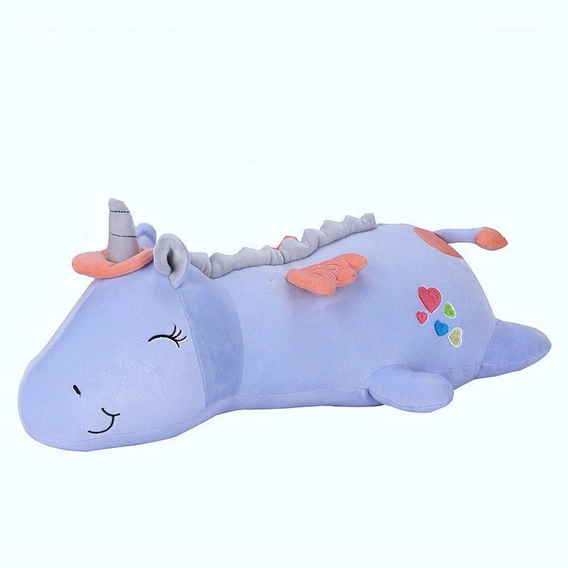 Lunacorn Licorne Lumineuse | Ami en Peluche Douillet | LEDs Arc-en-Ciel | Cadeau Parfait pour Enfants