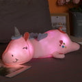 Lunacorn Licorne Lumineuse | Ami en Peluche Douillet | LEDs Arc-en-Ciel | Cadeau Parfait pour Enfants