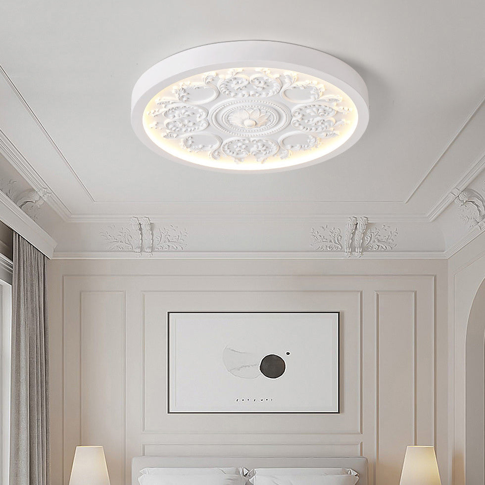 GlowMira | Lampe de plafond moderne en résine avec couleur de lumière variable