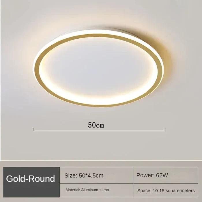 Plafonnier Rond Scandinave - AuroraSphere