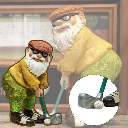 Gnome de jardin Hole-in-1
