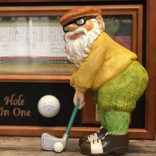 Gnome de jardin Hole-in-1