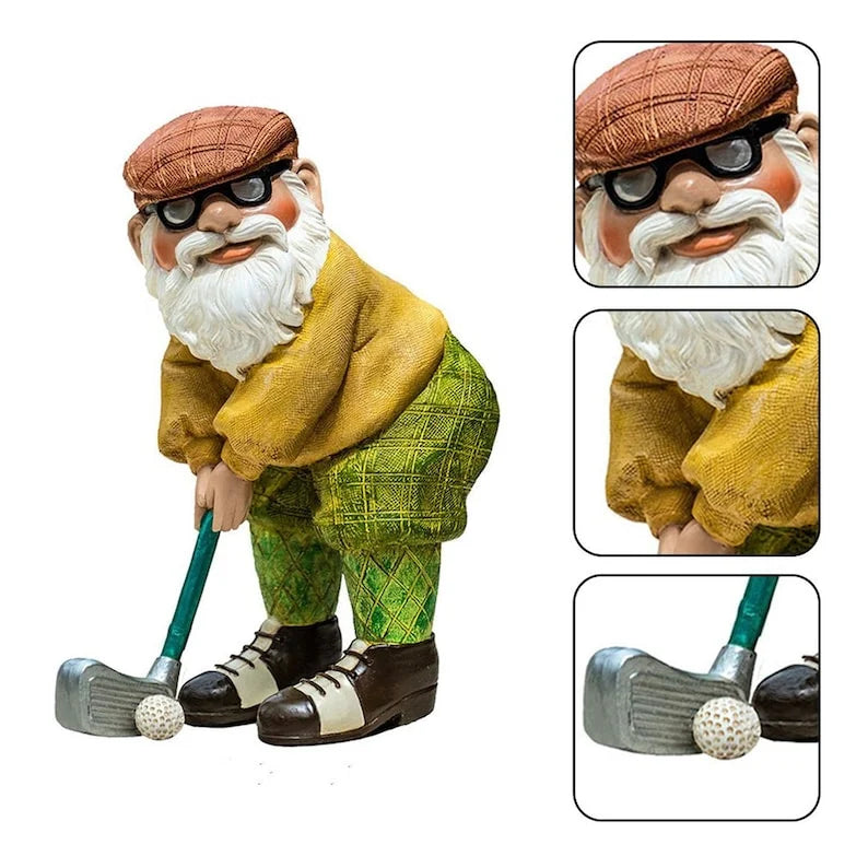 Gnome de jardin Hole-in-1