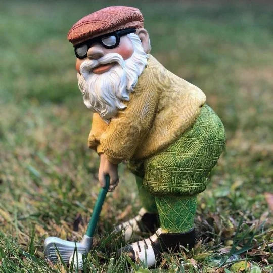 Gnome de jardin Hole-in-1