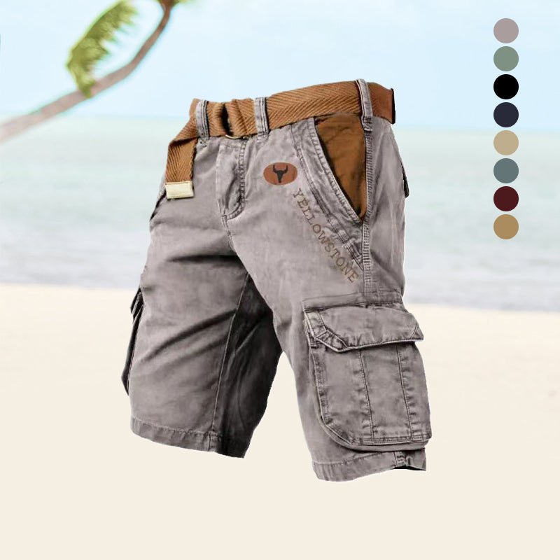 Shorts cargo multifonctionnels pour hommes - Ethan, Édition été 2025