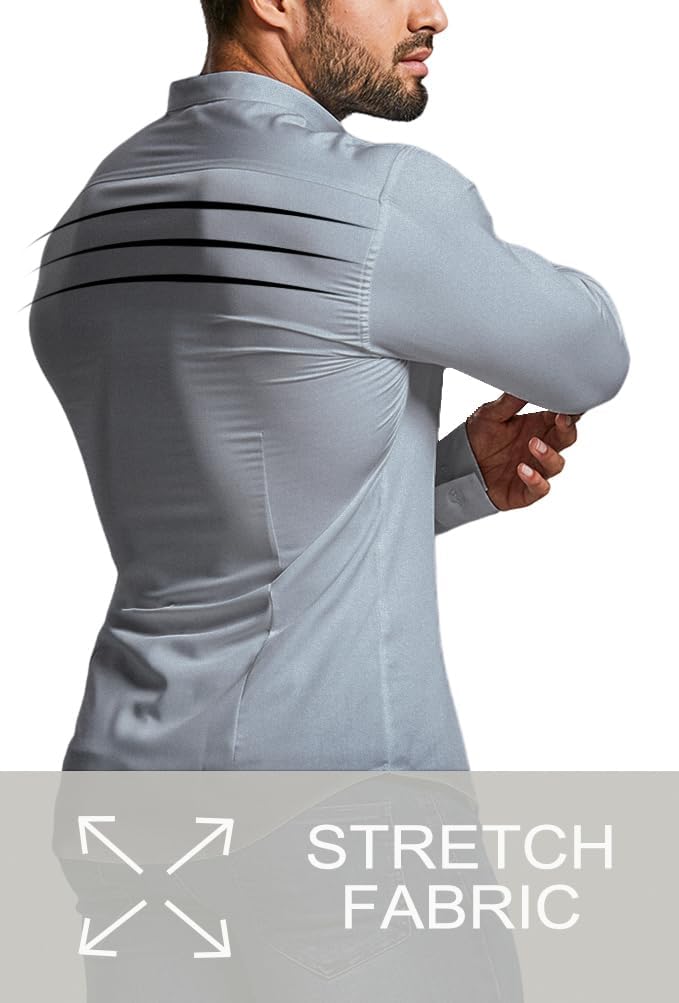 Chemise Slim-Fit pour Hommes pour le Printemps 2026 – Anti-Froissement – David