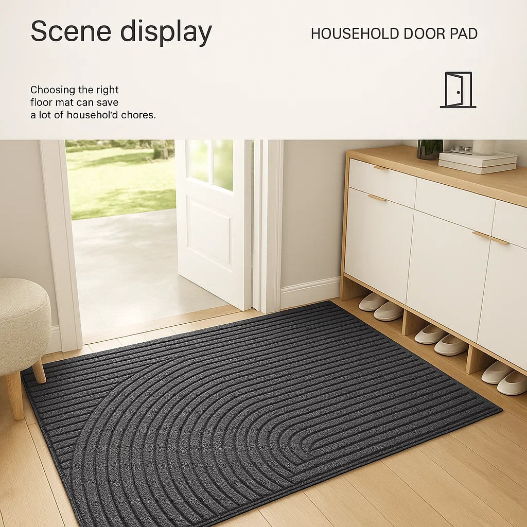 Tapis de Porte Antidérapant Résistant pour Usage Intérieur/Extérieur