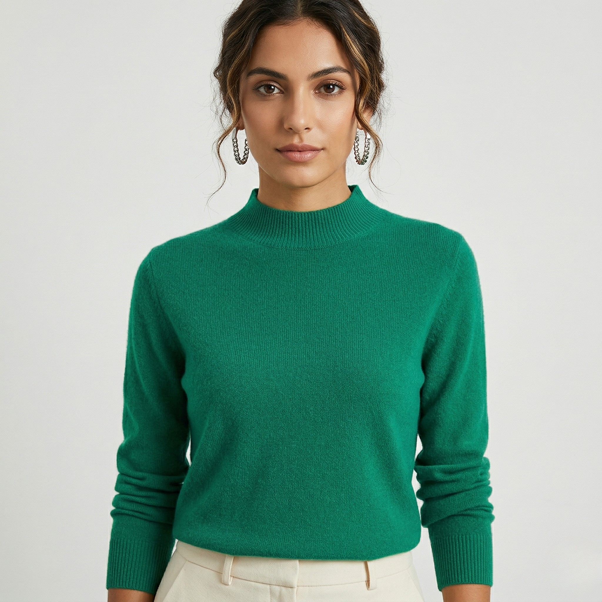 Pull Femme en Maille Douce Élégant Chaud