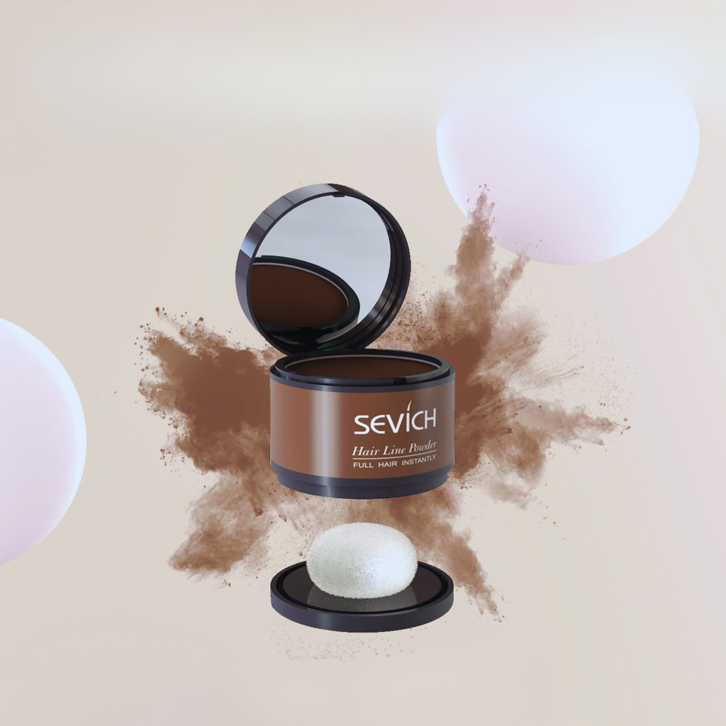 Correcteur de poudre pour ligne de cheveux imperméable