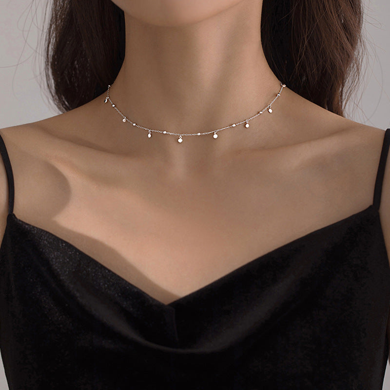Collier ras du cou en argent
