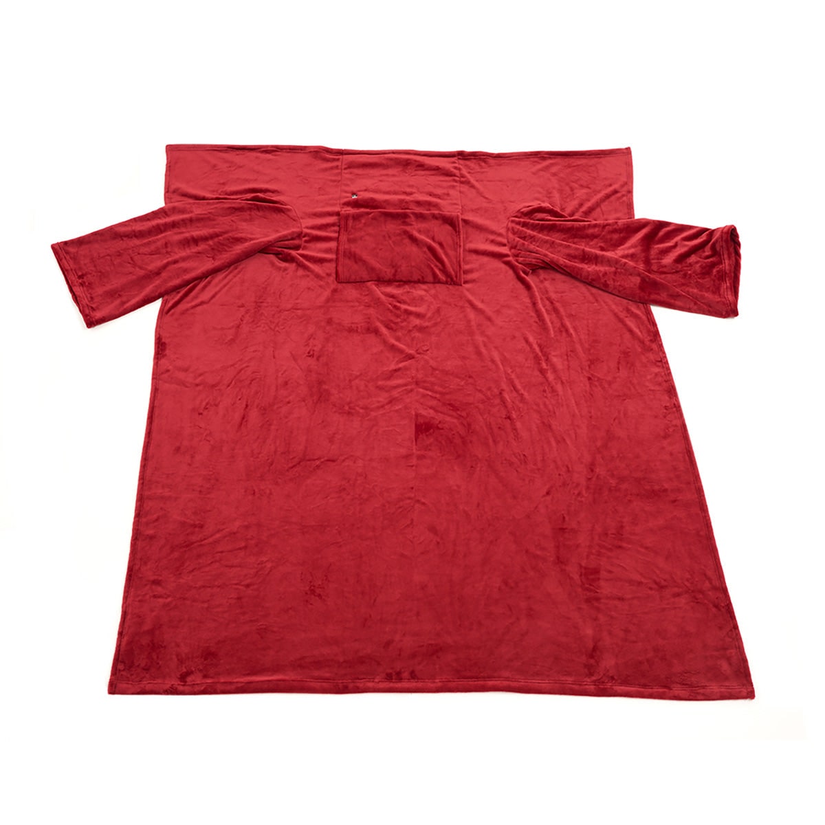 Couverture Électrique avec Manches et Chauffage de Poitrine – Plaid en Fleece Oversize pour le Canapé