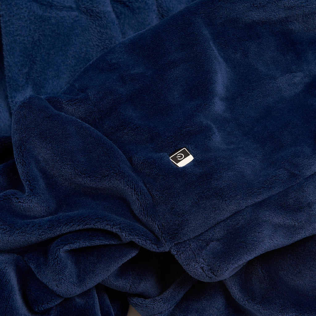 Couverture Électrique avec Manches et Chauffage de Poitrine – Plaid en Fleece Oversize pour le Canapé