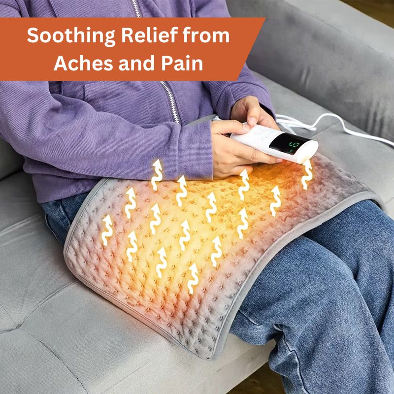 Coussin Chauffant Électrique avec Minuterie – Température Réglable