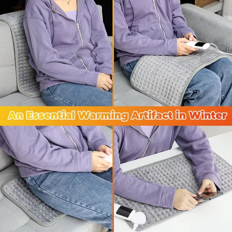 Coussin Chauffant Électrique avec Minuterie – Température Réglable