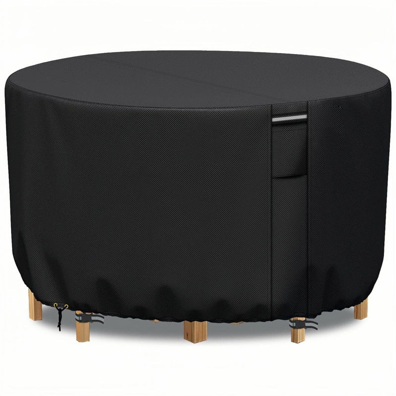Housse de Mobilier de Jardin Ronde Résistante avec Ventilation