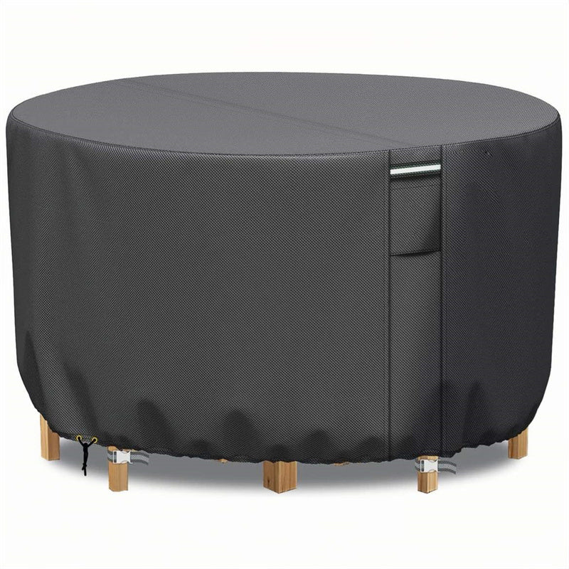 Housse de Mobilier de Jardin Ronde Résistante avec Ventilation