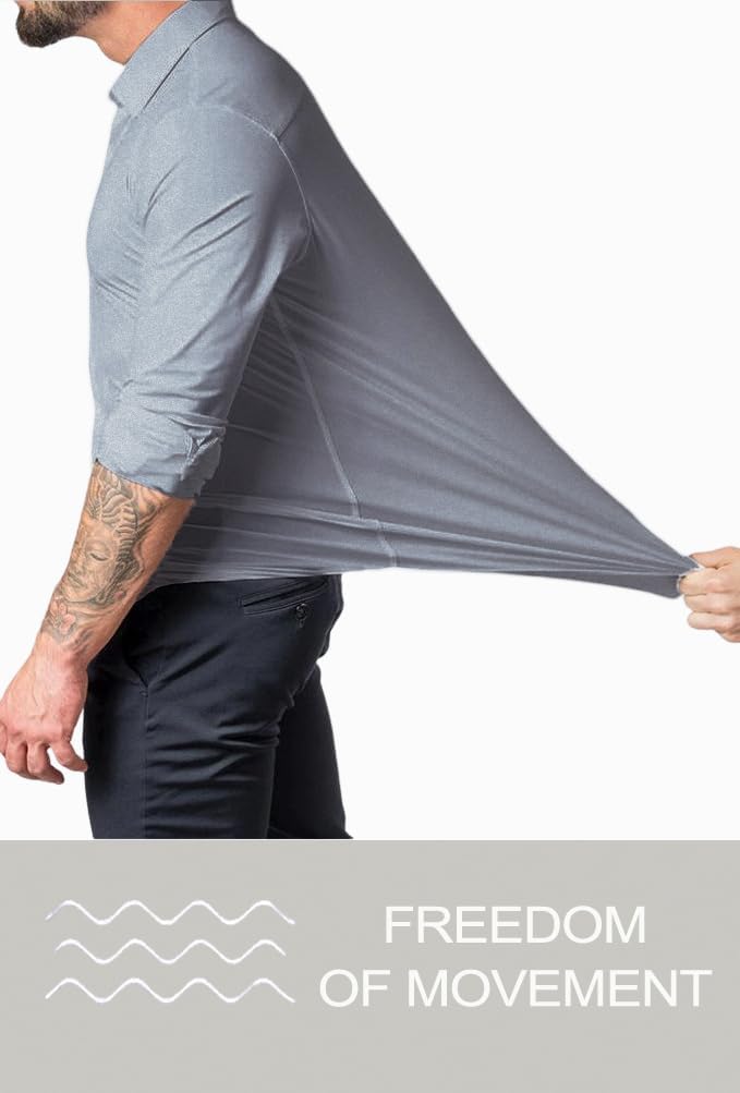 Chemise Slim-Fit pour Hommes pour le Printemps 2026 – Anti-Froissement – David