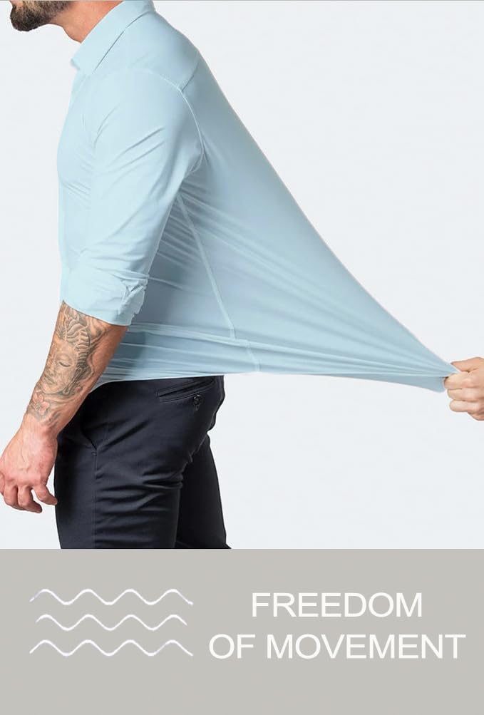 Chemise Slim-Fit pour Hommes pour le Printemps 2026 – Anti-Froissement – David