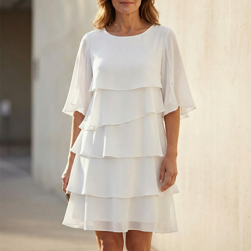 Florelle – Robe à volants superposés pour femmes