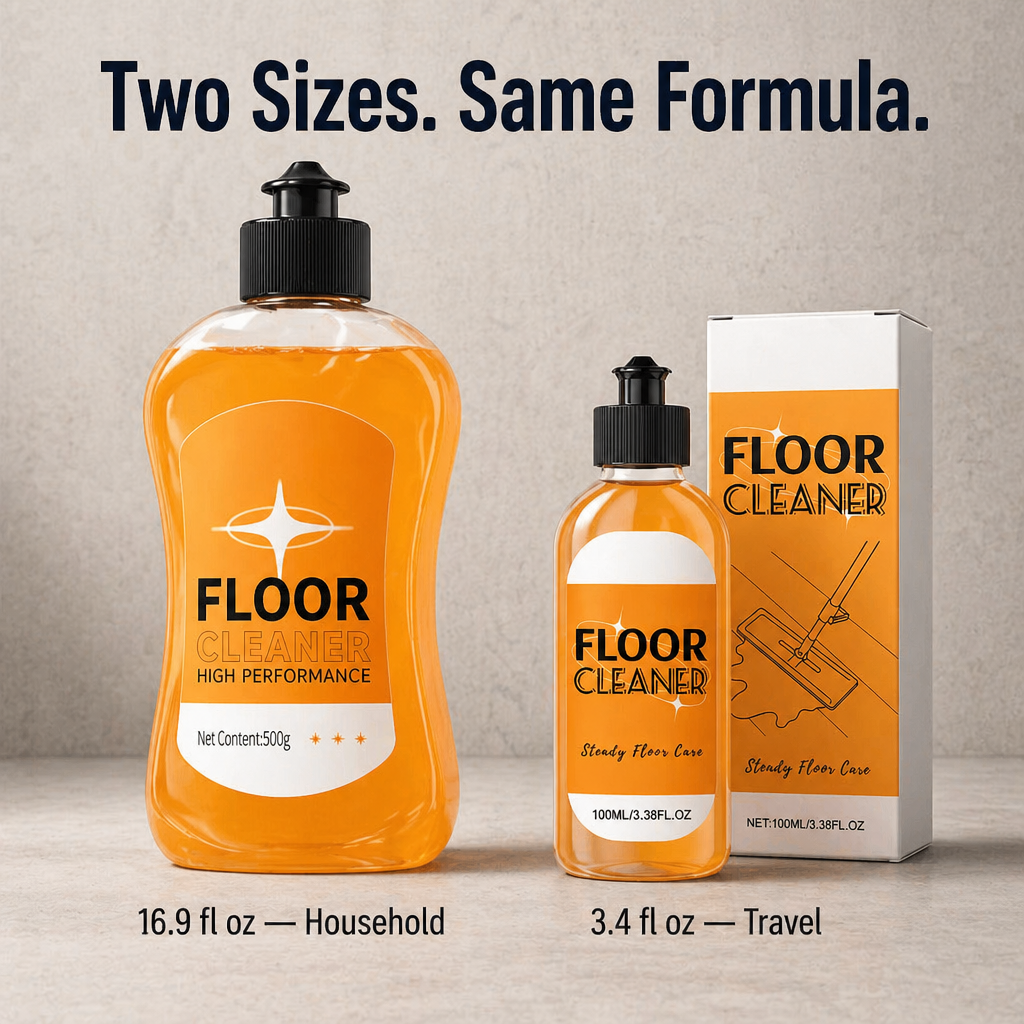 FloorLuxe™ — Nettoyez le bois, le carrelage et le bambou sans résidus chimiques collants