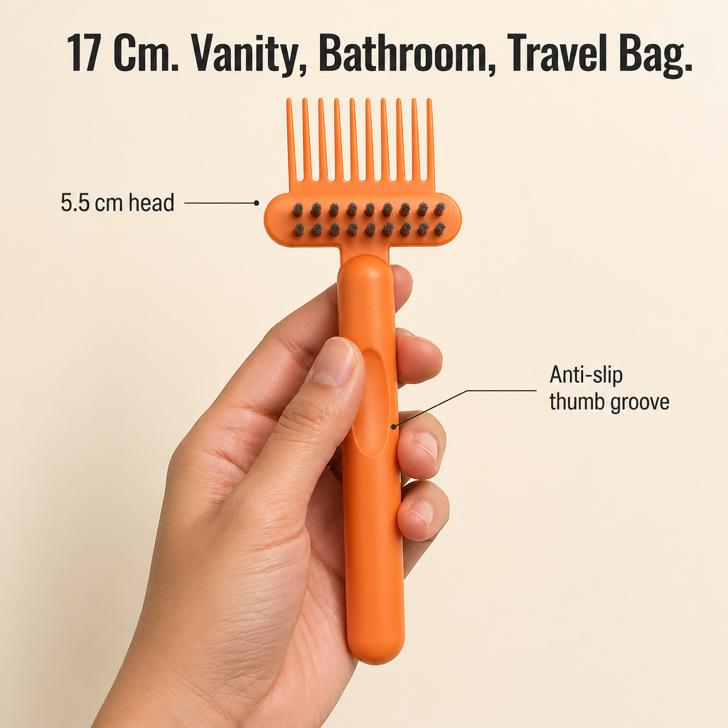 BrushVibe™ — Éliminez les Cheveux Emêlés et Frottez la Saleté de Chaque Brosse
