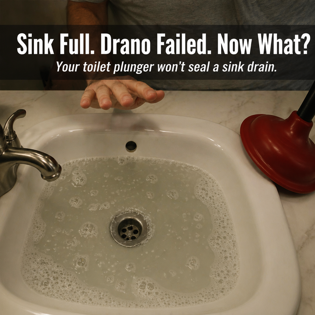 DrainMight™ — Débouche les Obstructions Tenaces de Lavabo en Quelques Secondes Sans Désordre