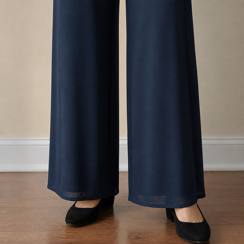 Flexiva™ – Ensemble Décontracté en Deux Pièces avec Pantalons Évasés à Tissu Souple