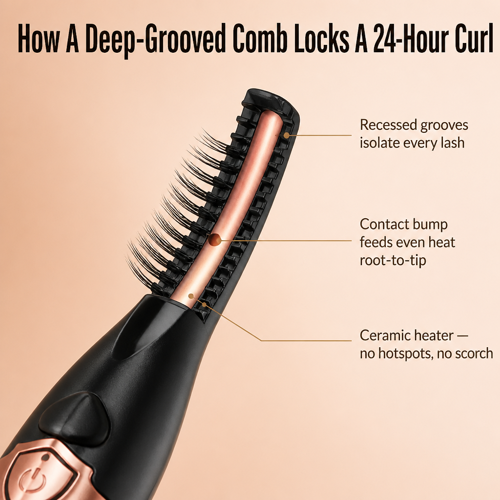 VeluxeCurl™ — Soulevez des cils raides en un curling de salon de 24 heures